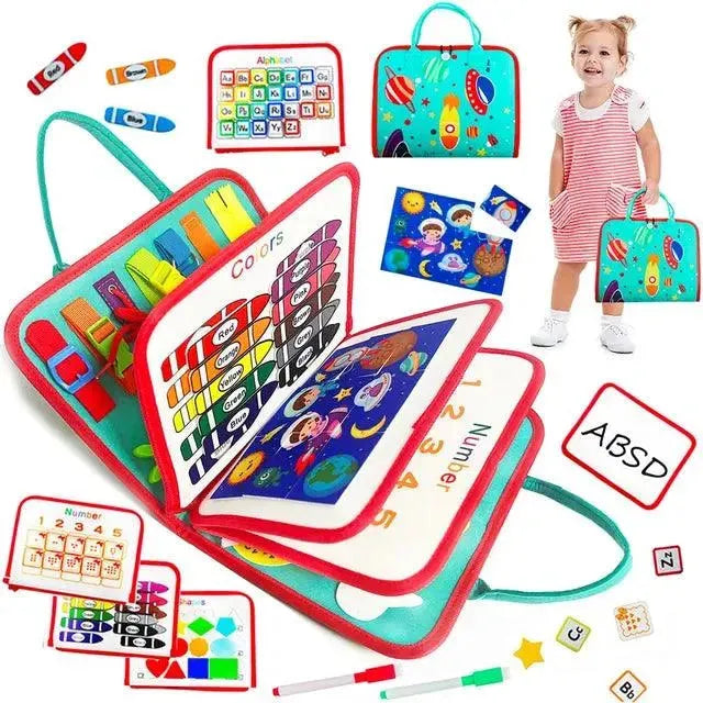 Maleta Educativa Sensorial Montessori Cativerso – Brincadeira & Aprendizado