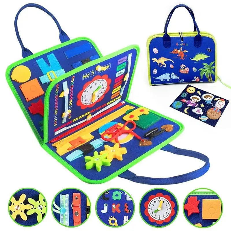 Maleta Educativa Sensorial Montessori Cativerso – Brincadeira & Aprendizado