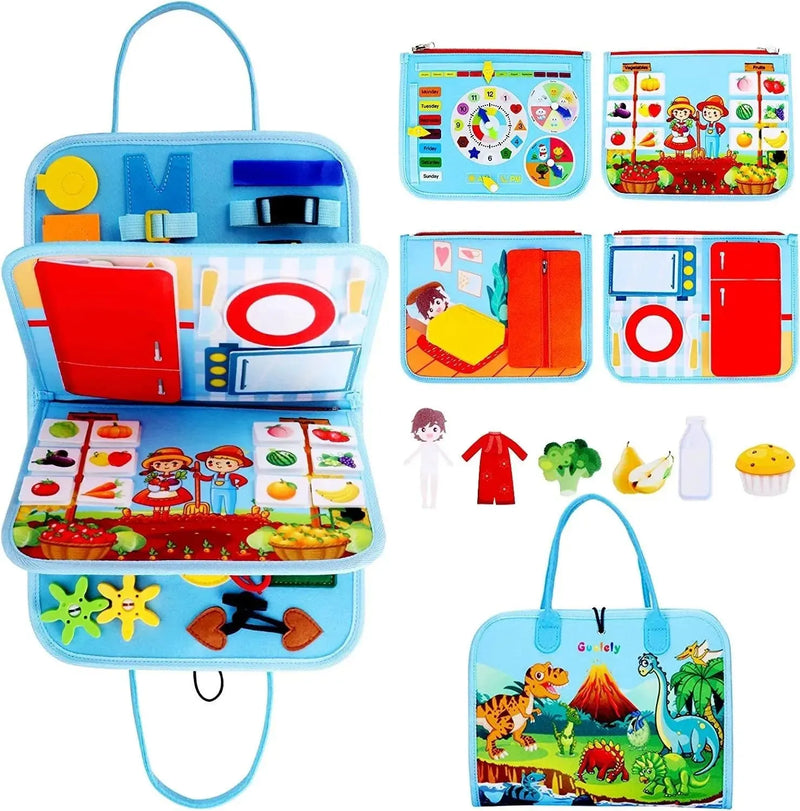 Maleta Educativa Sensorial Montessori Cativerso – Brincadeira & Aprendizado