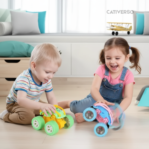 Carrinhos de Cambalhota Tração nas 4 Rodas