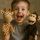 Fantoche de Pelúcia Animais 35cm