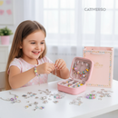 Kit Pulseiras e Berloques Infantil - 66 Peças