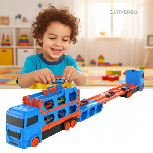 Caminhão Grande com Pista Dobrável