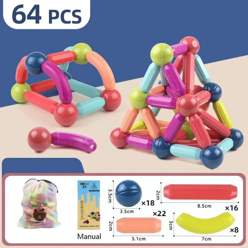 Blocos Magnéticos Infantil