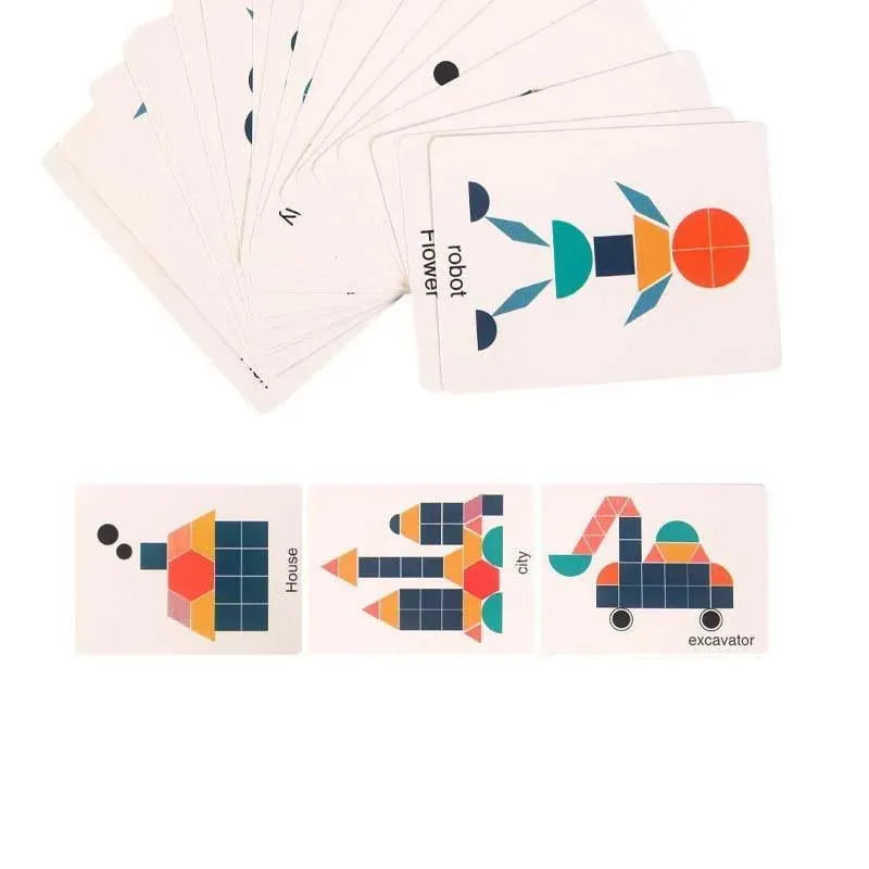 Quebra-Cabeça Educativo 3D Montessori - 180 Peças