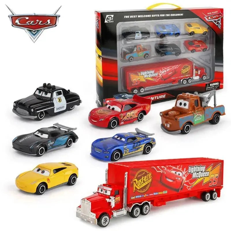 Kit Carros Relâmpagos McQueen com Caminhão