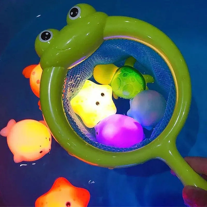 Kit Banho Interativo - Bichinhos Brilhantes de LED