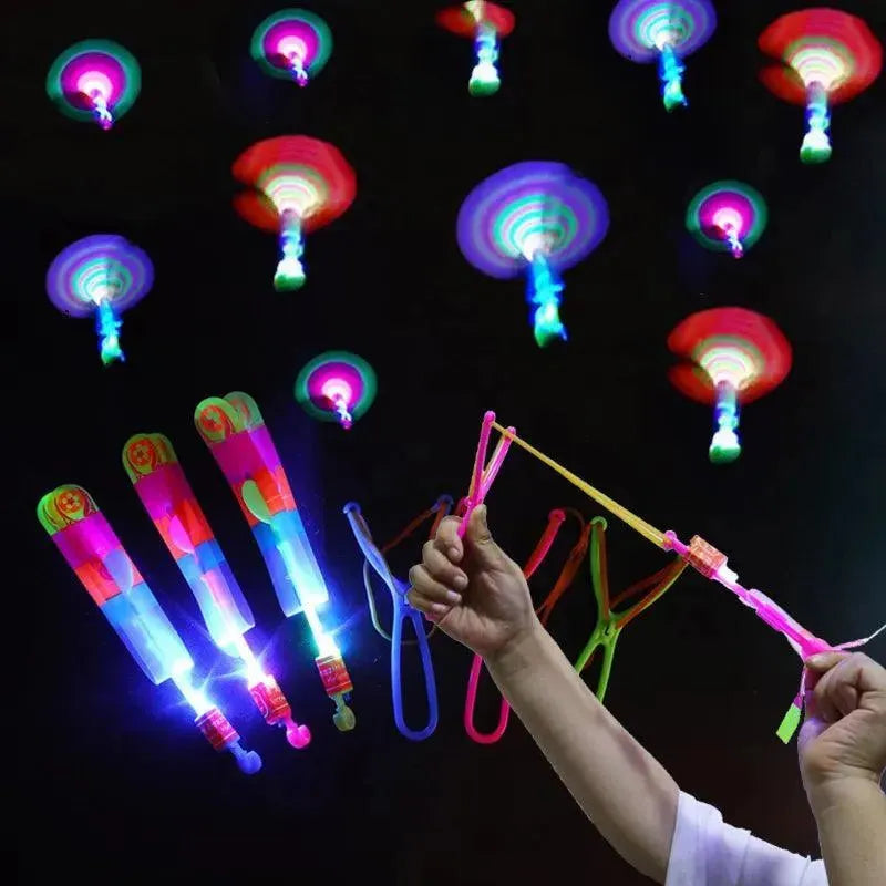 Kit Helicóptero Iluminado com Lançador