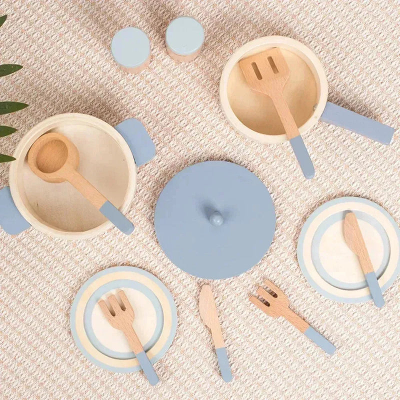Kit Cozinha infantil de Madeira