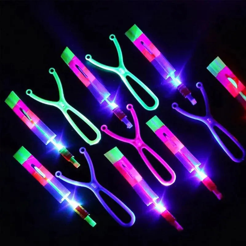 Kit Helicóptero Iluminado com Lançador