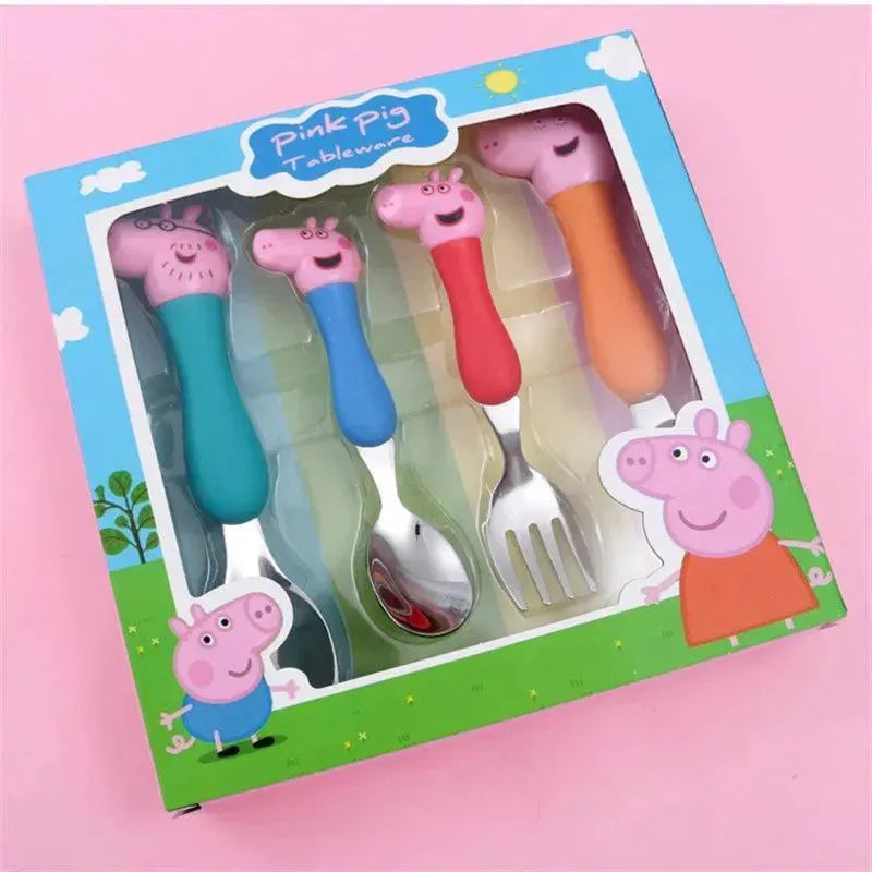 Talheres Garfo Colher Peppa Pig