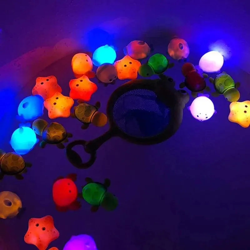 Kit Banho Interativo - Bichinhos Brilhantes de LED