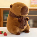 Pelúcia Capivara com Cachecol 25cm