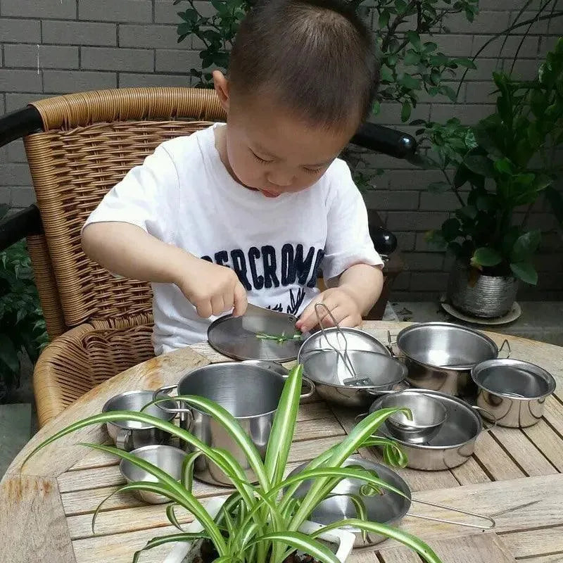 Kit cozinha infantil inox - 25 Peças