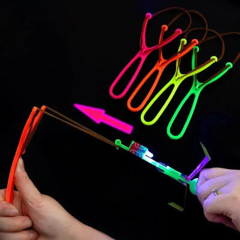 Kit Helicóptero Iluminado com Lançador