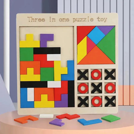 Tabuleiro Tetra com Jogo da Velha