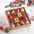 Bolas de Natal Variadas - Kit com 44 Unidades