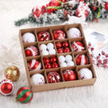 Bolas de Natal Variadas - Kit com 44 Unidades