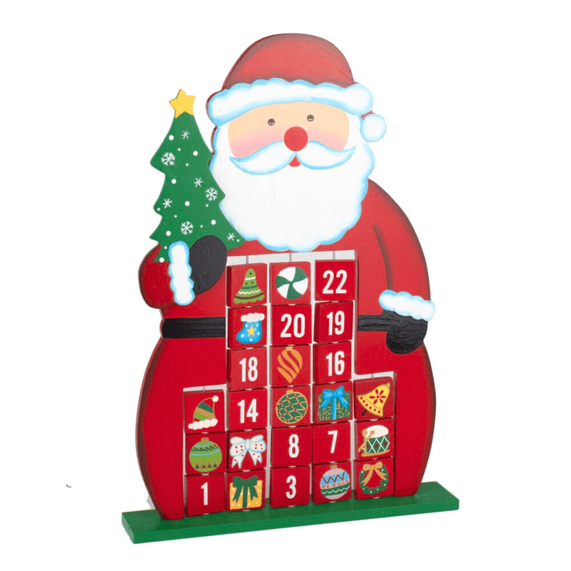 Calendário Decorativo de Papai Noel