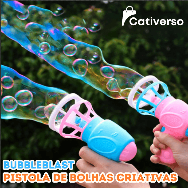 BubbleBlast - Pistola de Bolhas Criativas