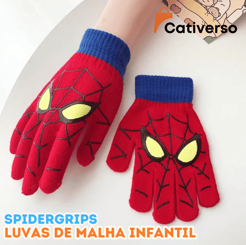 SpiderGrips - Luvas de Malha Infantil