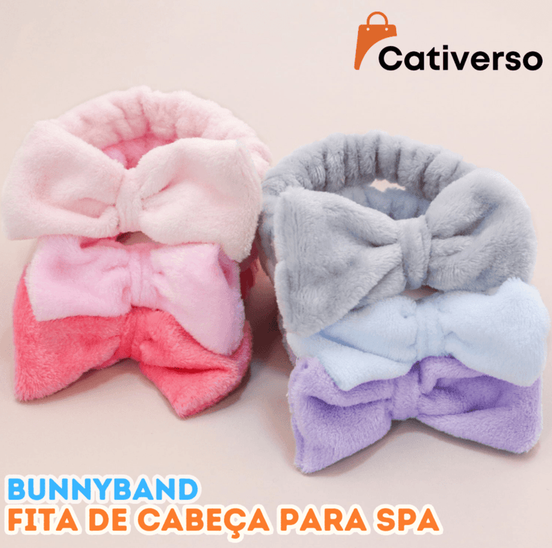 BunnyBand - Fita de Cabeça para Spa e Maquiagem