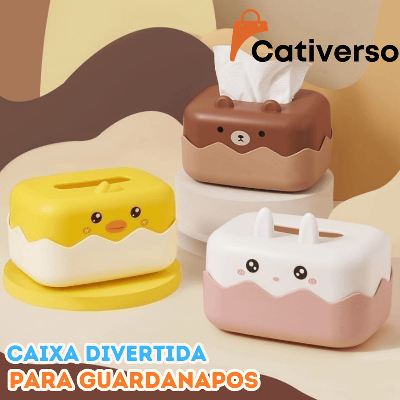 Caixa Divertida para Guardanapos - Kit com 2