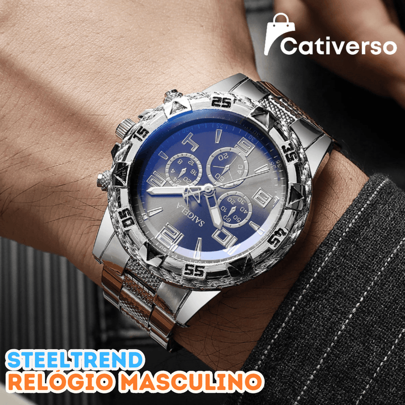 SteelTrend - Relógio Masculino Quartz