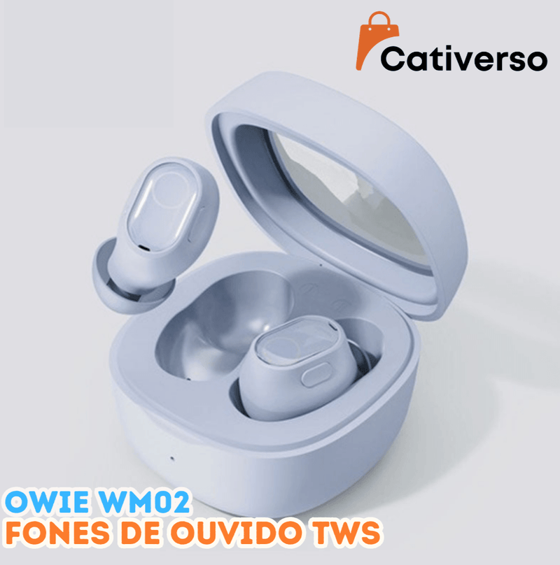 Bowie WM02 - Fones de Ouvido TWS Bluetooth Estéreo Sem Fio 5.2