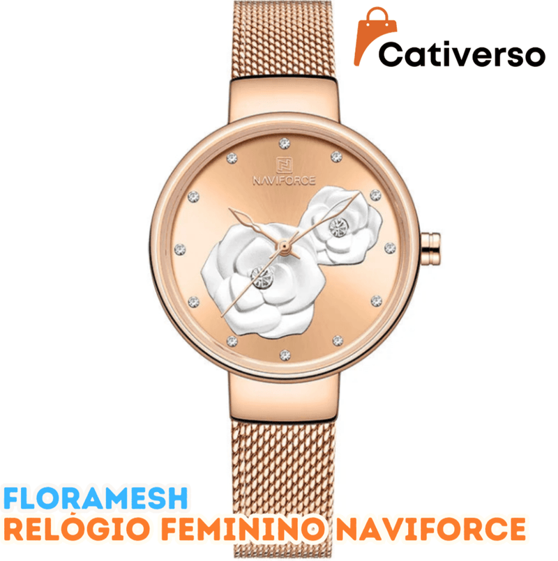 FloraMesh - Relógio Feminino Naviforce