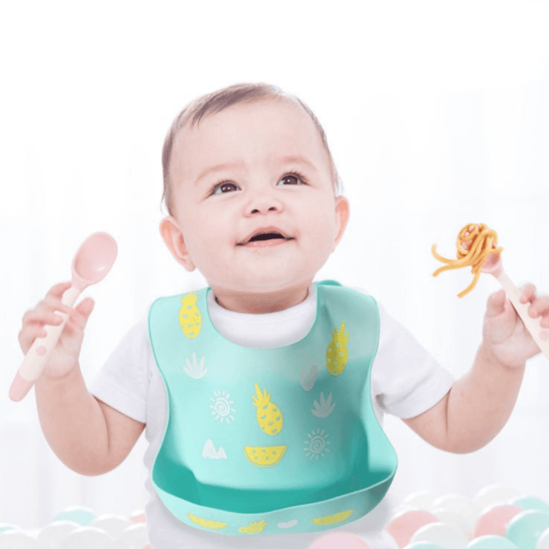 BibBaby - Babador de Silicone Impermeável Infantil: