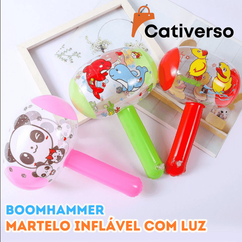 BoomHammer - Martelo Inflável com Luz para Crianças