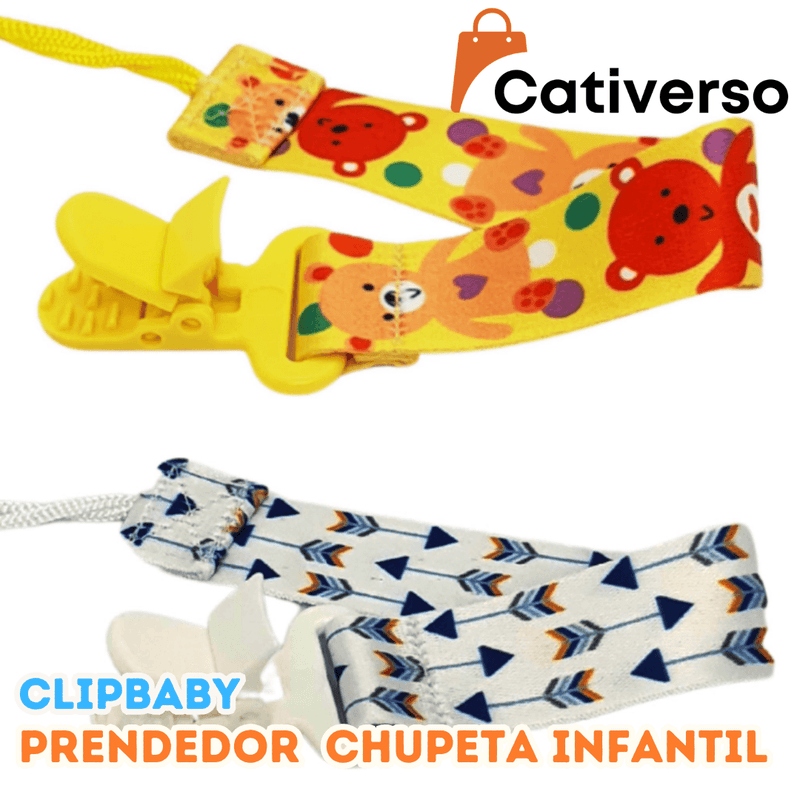 ClipBaby - Prendedor de Chupeta Universal Infantil