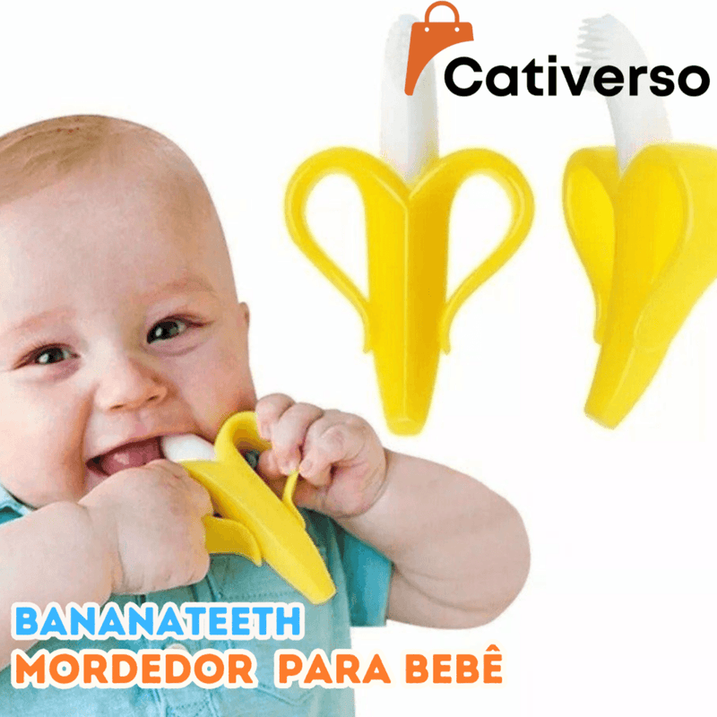 BananaTeeth - Mordedor e Massageador para Bebê