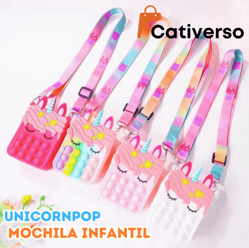 UnicornPop - Mochila Infantil de Silicone