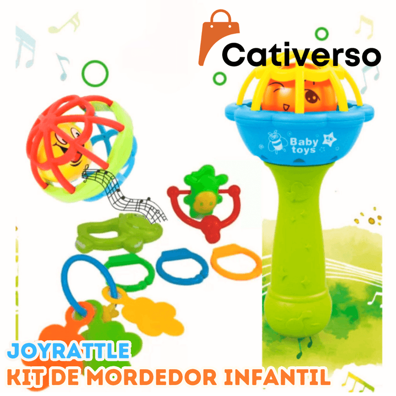 JoyRattle - Kit de Chocalho e Mordedor Infantil