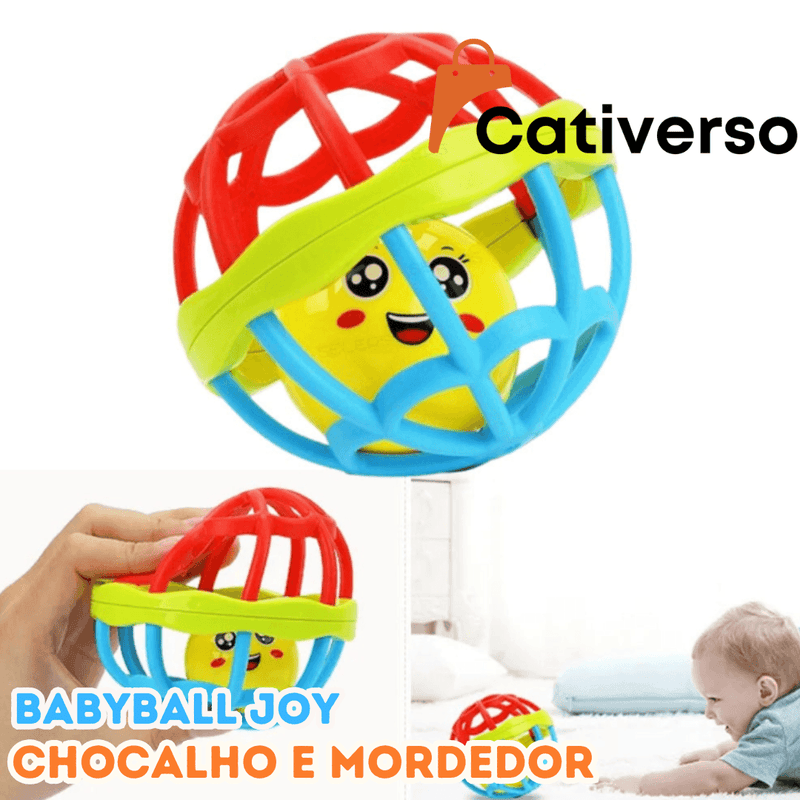 BabyBall Joy - Chocalho e Mordedor de Silicone