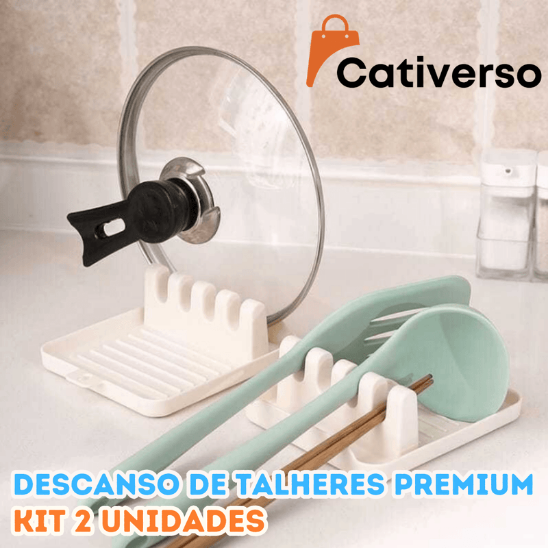 Descanso de Talheres Premium - Kit 2 Unidades