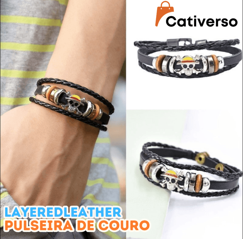 LayeredLeather - Pulseira de Couro